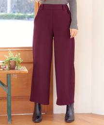 KOBE LETTUCE | この冬手放せない☆着ぶくれ知らずのあったかボトム！選べる2typeバックウエストゴム裏起毛テーパードパンツ・ワイドパンツ/レディースボトムス[M1998]神戸レタス(その他パンツ)