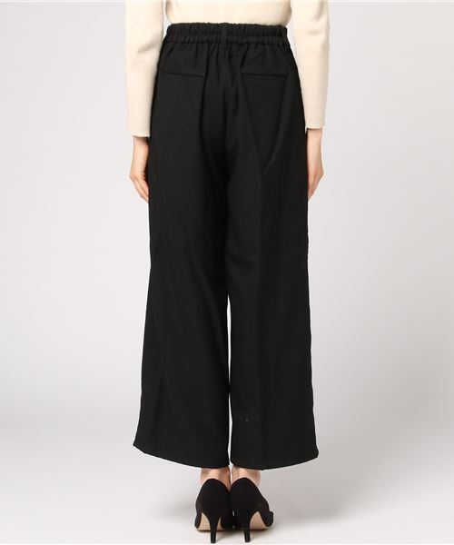 KOBE LETTUCE（コウベレタス）の「この冬手放せない☆着ぶくれ知らずのあったかボトム！選べる2typeバックウエストゴム裏起毛テーパードパンツ・ワイドパンツ/レディースボトムス[M1998]神戸レタス（その他パンツ・レディース・ブラック/ネイビー/ボルドー/ブラック系その他/ベージュ系その他/ブルー系その他/レッド系その他/ベージュ系その他2/その他/チェック・FREE）」の15枚目の写真