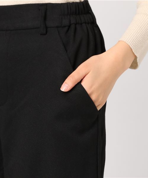 KOBE LETTUCE（コウベレタス）の「この冬手放せない☆着ぶくれ知らずのあったかボトム！選べる2typeバックウエストゴム裏起毛テーパードパンツ・ワイドパンツ/レディースボトムス[M1998]神戸レタス（その他パンツ・レディース・ブラック/ネイビー/ボルドー/ブラック系その他/ベージュ系その他/ブルー系その他/レッド系その他/ベージュ系その他2/その他/チェック・FREE）」の17枚目の写真