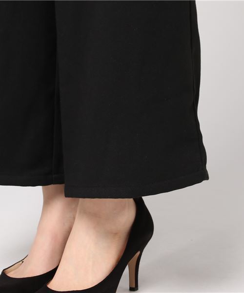 KOBE LETTUCE（コウベレタス）の「この冬手放せない☆着ぶくれ知らずのあったかボトム！選べる2typeバックウエストゴム裏起毛テーパードパンツ・ワイドパンツ/レディースボトムス[M1998]神戸レタス（その他パンツ・レディース・ブラック/ネイビー/ボルドー/ブラック系その他/ベージュ系その他/ブルー系その他/レッド系その他/ベージュ系その他2/その他/チェック・FREE）」の12枚目の写真