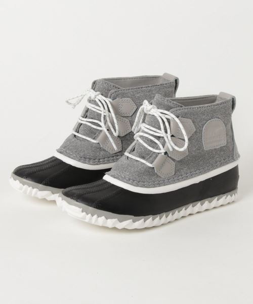 SOREL(ソレル)の「アウトアンドアバウト(レインシューズ・レディース・グレー・25cm/24.5cm/23cm/24cm/23.5cm/26cm/22.5cm/25.5cm)」の4枚目の写真
