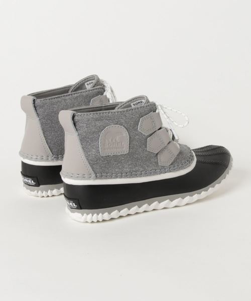 SOREL(ソレル)の「アウトアンドアバウト(レインシューズ・レディース・グレー・25cm/24.5cm/23cm/24cm/23.5cm/26cm/22.5cm/25.5cm)」の2枚目の写真