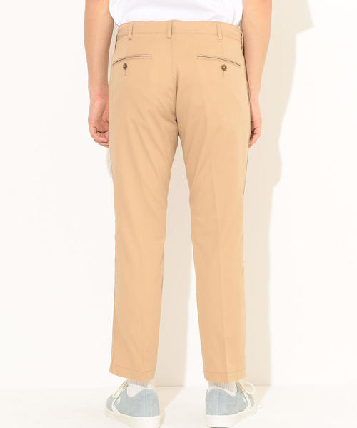 green label relaxing（グリーンレーベルリラクシング）の「SC コットンリネン アーバンスリム 9分丈 パンツ ◆（チノパンツ・メンズ・ベージュ/ネイビー/オリーブ・SMALL/MEDIUM/LARGE/X-LARGE/XX-LARGE/X-SMALL）」の6枚目の写真