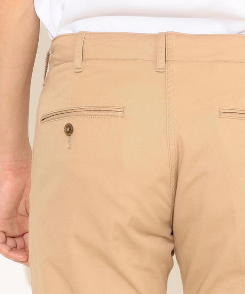 green label relaxing（グリーンレーベルリラクシング）の「SC コットンリネン アーバンスリム 9分丈 パンツ ◆（チノパンツ・メンズ・ベージュ/ネイビー/オリーブ・SMALL/MEDIUM/LARGE/X-LARGE/XX-LARGE/X-SMALL）」の8枚目の写真