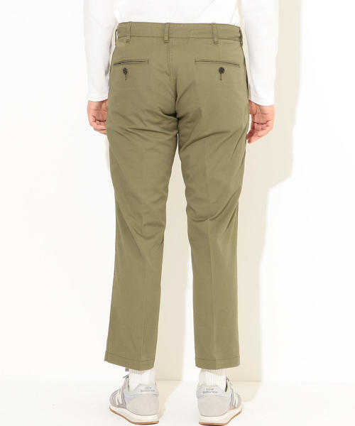green label relaxing（グリーンレーベルリラクシング）の「SC コットンリネン アーバンスリム 9分丈 パンツ ◆（チノパンツ・メンズ・ベージュ/ネイビー/オリーブ・SMALL/MEDIUM/LARGE/X-LARGE/XX-LARGE/X-SMALL）」の5枚目の写真