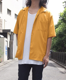 kutir | 【Youtuberげんじ紹介アイテム】open collor shirt half sleeve / オープンカラー半袖シャツ(シャツ/ブラウス)