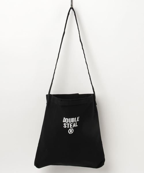 DOUBLE STEAL(ダブルスティール)の「SHOLDER TOTE バッグ(ショルダーバッグ・メンズ・ブラック/ナチュラル/ブルー/カーキ/イエロー・フリー)」の1枚目の写真