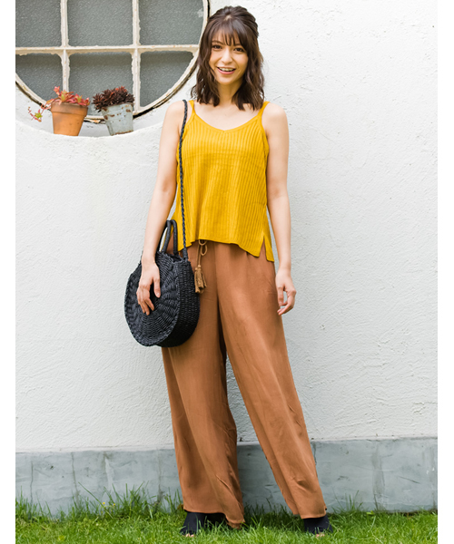 Re:EDIT（リエディ）の「サークルストローかごバッグ（かごバッグ・レディース・オフホワイト/ベージュ/ブラック・FREE）」の18枚目の写真