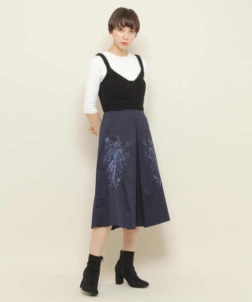 PAGEBOY（ページボーイ）の「フェイクスエードカラーブーツ（ブーツ・レディース・ブラック/パープル/マスタード・MEDIUM/LARGE）」の6枚目の写真