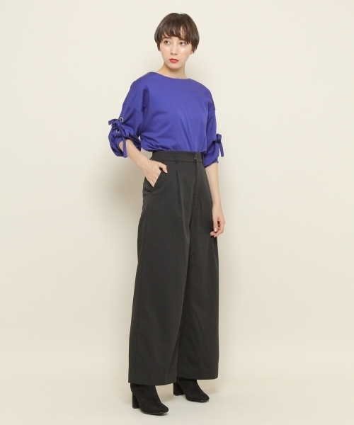 PAGEBOY（ページボーイ）の「フェイクスエードカラーブーツ（ブーツ・レディース・ブラック/パープル/マスタード・MEDIUM/LARGE）」の8枚目の写真