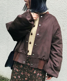 apres jour | スウェード裏キルトブルゾン【ZOZOTOWN限定アイテム】(ブルゾン)