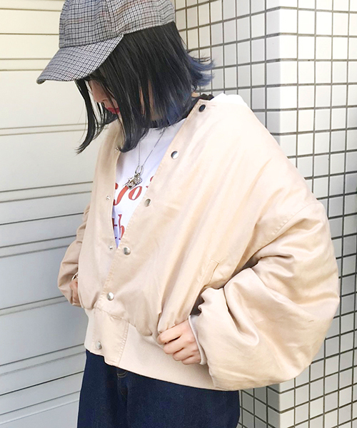 apres jour（アプレジュール）の「スウェード裏キルトブルゾン【ZOZOTOWN限定アイテム】（ブルゾン・レディース・ブラック/ベージュ/ブラウン・フリー）」の9枚目の写真