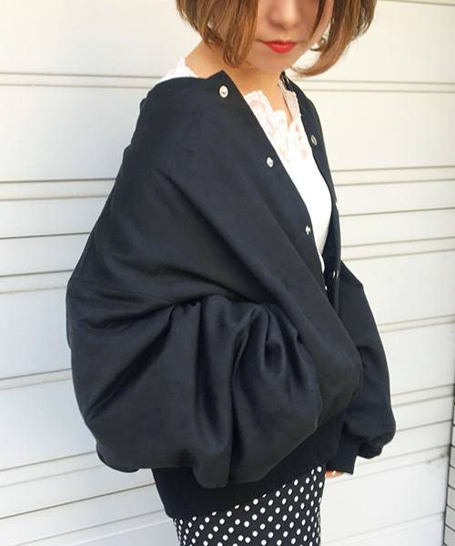 apres jour（アプレジュール）の「スウェード裏キルトブルゾン【ZOZOTOWN限定アイテム】（ブルゾン・レディース・ブラック/ベージュ/ブラウン・フリー）」の20枚目の写真