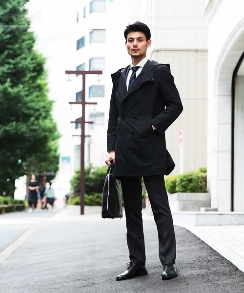 MICHEL KLEIN HOMME   （ミッシェルクランオム）の「ジャケット（FORMOZA へリンボン set-up）（テーラードジャケット・メンズ・グレー/ネイビー・SMALL/MEDIUM/LARGE/X-LARGE/XX-LARGE）」の21枚目の写真