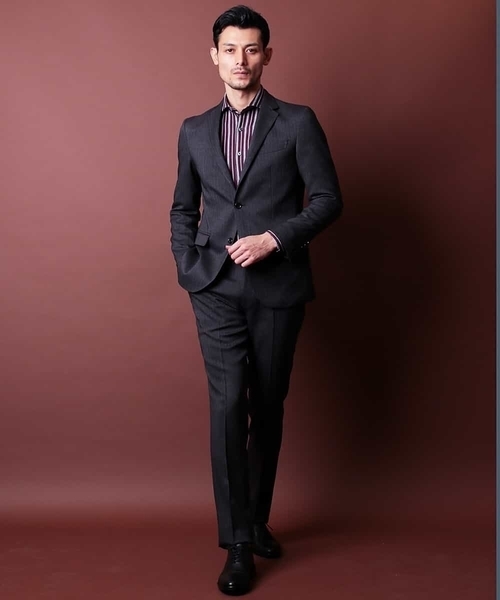 MICHEL KLEIN HOMME   （ミッシェルクランオム）の「ジャケット（FORMOZA へリンボン set-up）（テーラードジャケット・メンズ・グレー/ネイビー・SMALL/MEDIUM/LARGE/X-LARGE/XX-LARGE）」の22枚目の写真