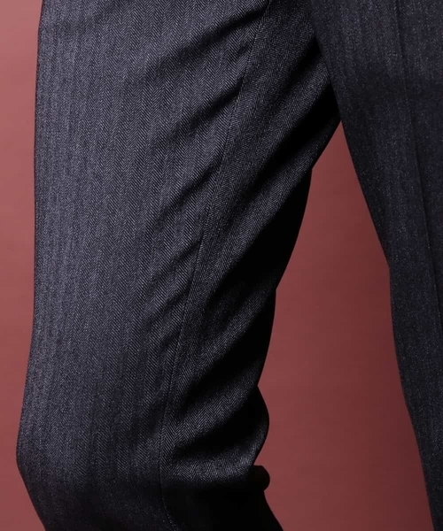 MICHEL KLEIN HOMME   （ミッシェルクランオム）の「ジャケット（FORMOZA へリンボン set-up）（テーラードジャケット・メンズ・グレー/ネイビー・SMALL/MEDIUM/LARGE/X-LARGE/XX-LARGE）」の11枚目の写真