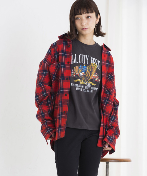 WEGO（ウィゴー）の「WEGO/タータンチェックネルシャツ（シャツ/ブラウス・メンズ・ブルー系その他2/ベージュ系その他2/レッド系その他2/ホワイト系その他・X-LARGE/XX-LARGE/MEDIUM/LARGE）」の19枚目の写真