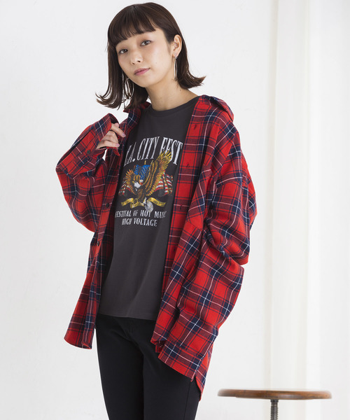 WEGO（ウィゴー）の「WEGO/タータンチェックネルシャツ（シャツ/ブラウス・メンズ・ブルー系その他2/ベージュ系その他2/レッド系その他2/ホワイト系その他・X-LARGE/XX-LARGE/MEDIUM/LARGE）」の20枚目の写真