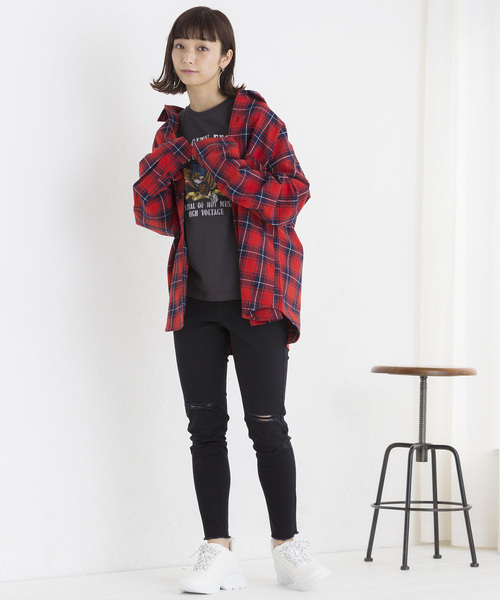 WEGO（ウィゴー）の「WEGO/タータンチェックネルシャツ（シャツ/ブラウス・メンズ・ブルー系その他2/ベージュ系その他2/レッド系その他2/ホワイト系その他・X-LARGE/XX-LARGE/MEDIUM/LARGE）」の14枚目の写真