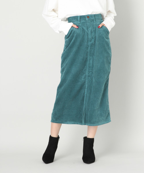 LOWRYS FARM（ローリーズファーム）の「Ｗｒａｎｇｌｅｒコーデュロイスカート　798853（スカート・レディース・グレー/ブルー/ブラウン・X-SMALL/SMALL/MEDIUM）」の3枚目の写真
