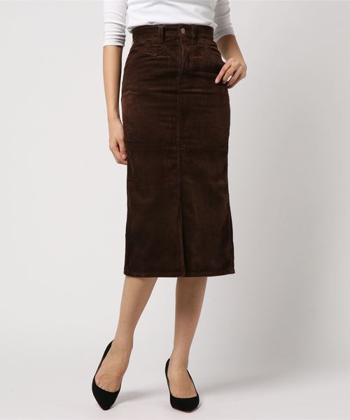 LOWRYS FARM（ローリーズファーム）の「Ｗｒａｎｇｌｅｒコーデュロイスカート　798853（スカート・レディース・グレー/ブルー/ブラウン・X-SMALL/SMALL/MEDIUM）」の7枚目の写真