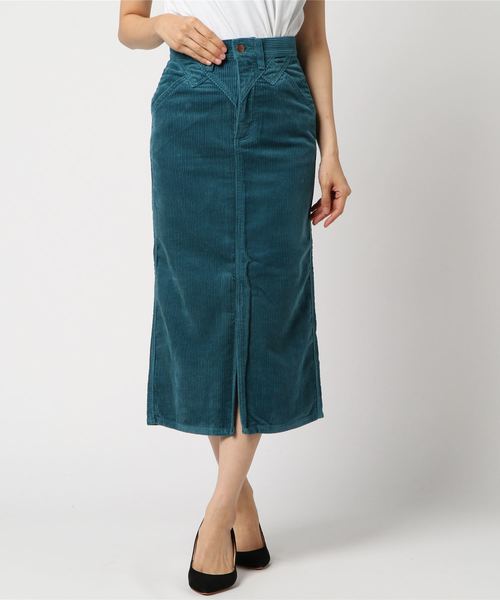 LOWRYS FARM（ローリーズファーム）の「Ｗｒａｎｇｌｅｒコーデュロイスカート　798853（スカート・レディース・グレー/ブルー/ブラウン・X-SMALL/SMALL/MEDIUM）」の8枚目の写真