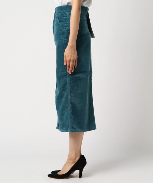 LOWRYS FARM（ローリーズファーム）の「Ｗｒａｎｇｌｅｒコーデュロイスカート　798853（スカート・レディース・グレー/ブルー/ブラウン・X-SMALL/SMALL/MEDIUM）」の4枚目の写真