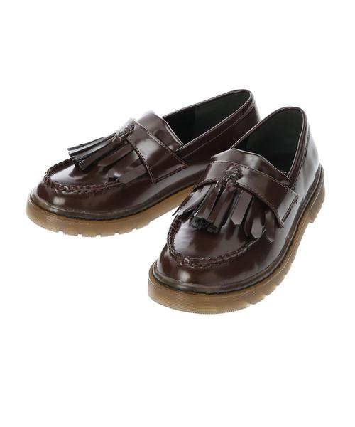 Green Parks(グリーンパークス)の「【オンライン限定サイズあり】・タッセルシューズ(ローファー・レディース・ブラック/ダークブラウン・S/L/M)」の5枚目の写真