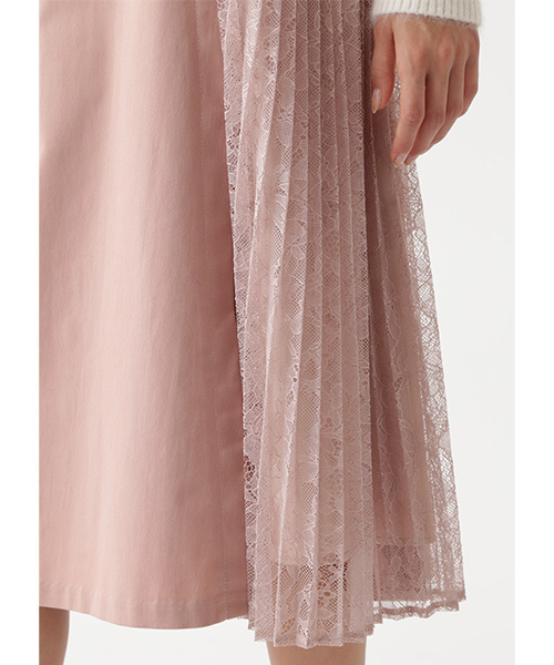 JILL STUART（ジルスチュアート）の「◇ユリアレース×プリーツスカート  