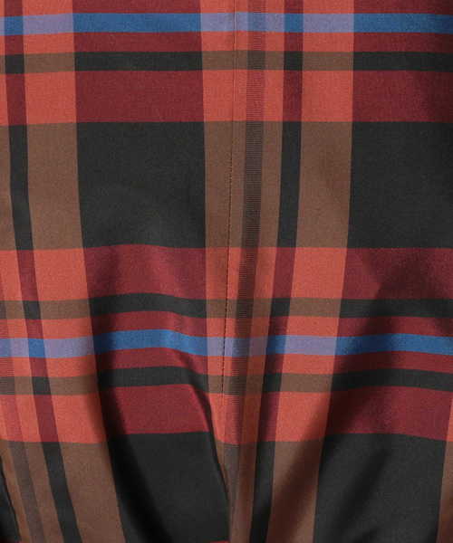 イタリア発信！ナラカミーチェ　クレリックチェックシャツ セール】【NARACAMICIE】チェック袖口フリルシャツ（シャツ