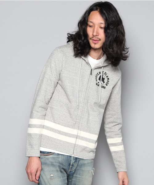 HYSTERIC GLAMOUR（ヒステリックグラマー）の「WORKSHOP pt PK（パーカー・メンズ・ネイビー/グレー系その他・SMALL/MEDIUM/LARGE）」の5枚目の写真