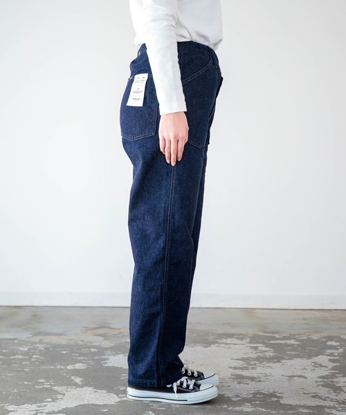OMNIGOD womens / オムニゴッド] 10ozデニム PWイージーパンツ