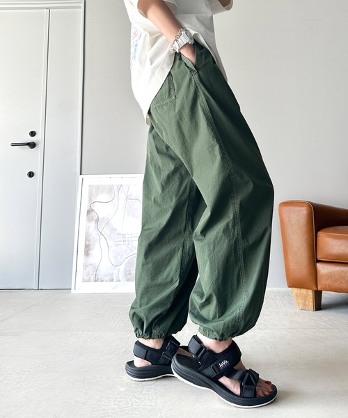 《JaVaジャバコラボ》フラットベルクロスポーツサンダルストラップあり