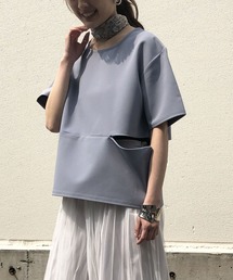 &g'aime | 【&g'aime】シームスリットトップス(Tシャツ/カットソー)