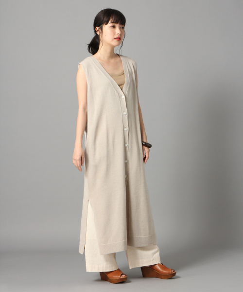 LOWRYS FARM（ローリーズファーム）の「ロングノースリーブカーディガン　831974（カーディガン/ボレロ・レディース・ブラック/ライトグレー・FREE）」の9枚目の写真