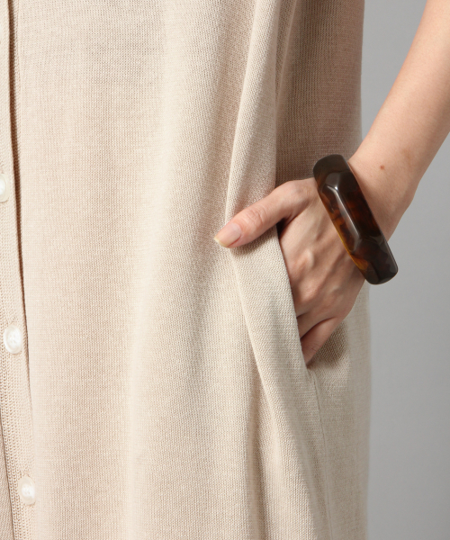 LOWRYS FARM（ローリーズファーム）の「ロングノースリーブカーディガン　831974（カーディガン/ボレロ・レディース・ブラック/ライトグレー・FREE）」の14枚目の写真