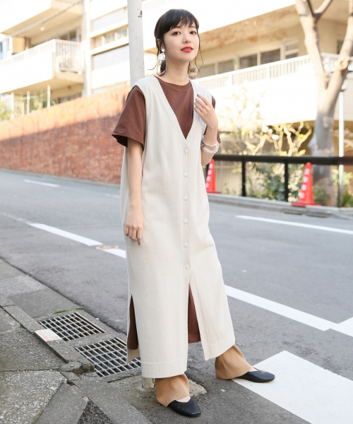 LOWRYS FARM（ローリーズファーム）の「ロングノースリーブカーディガン　831974（カーディガン/ボレロ・レディース・ブラック/ライトグレー・FREE）」の18枚目の写真