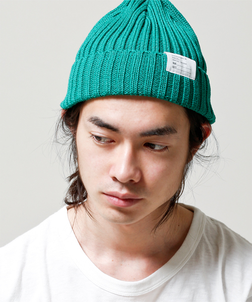 NANO universe(ナノユニバース)の「RACAL(ラカル)/ 2×2 リブニットCAP(ニットキャップ/ビーニー・メンズ・ネイビー/ブルー/グリーン/レッド/パープル/ブラック/グレー/チャコール・FREE)」の1枚目の写真