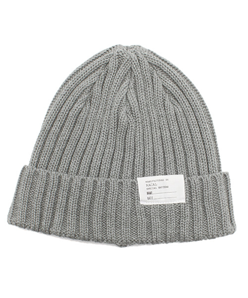 NANO universe(ナノユニバース)の「RACAL(ラカル)/ 2×2 リブニットCAP(ニットキャップ/ビーニー・メンズ・ネイビー/ブルー/グリーン/レッド/パープル/ブラック/グレー/チャコール・FREE)」の14枚目の写真