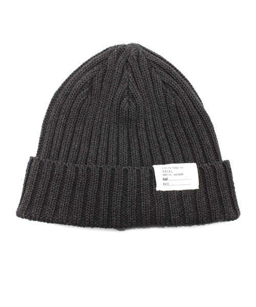 NANO universe(ナノユニバース)の「RACAL(ラカル)/ 2×2 リブニットCAP(ニットキャップ/ビーニー・メンズ・ネイビー/ブルー/グリーン/レッド/パープル/ブラック/グレー/チャコール・FREE)」の15枚目の写真