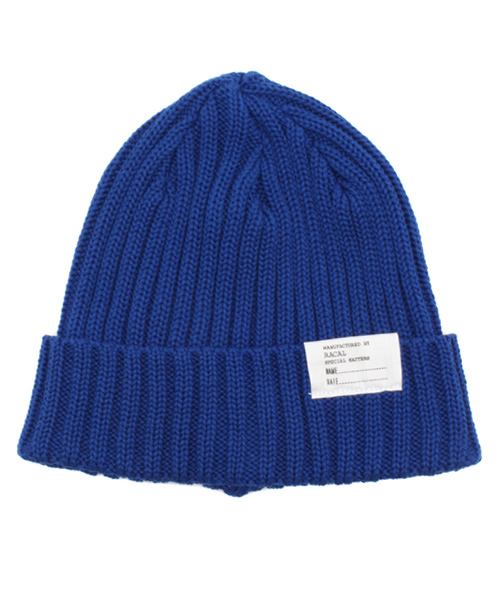 NANO universe(ナノユニバース)の「RACAL(ラカル)/ 2×2 リブニットCAP(ニットキャップ/ビーニー・メンズ・ネイビー/ブルー/グリーン/レッド/パープル/ブラック/グレー/チャコール・FREE)」の9枚目の写真