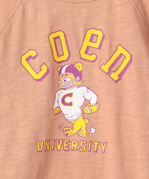 coen(コーエン)の「【新色登場・coen キッズ / ジュニア】コーエン university team Tシャツ(Tシャツ/カットソー・キッズ・ダークグレー/ホワイト/ダークグリーン/シャーベット/ライトブルー・110/130/100/150/120/140)」の13枚目の写真