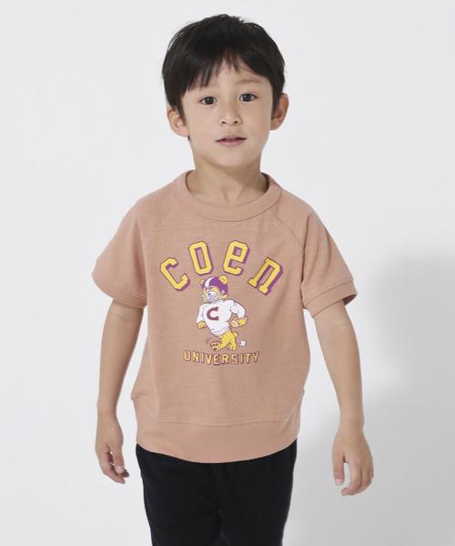 coen(コーエン)の「【新色登場・coen キッズ / ジュニア】コーエン university team Tシャツ(Tシャツ/カットソー・キッズ・ダークグレー/ホワイト/ダークグリーン/シャーベット/ライトブルー・110/130/100/150/120/140)」の10枚目の写真