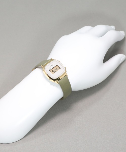 CASIO(カシオ)の「CASIO CLASSIC / LADY'S DIGITAL / LA670WFL-3JF(デジタル腕時計・レディース・オリーブ・FREE)」の5枚目の写真