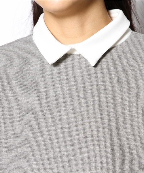 Chico（チコ）の「襟付きワッフルPO（Tシャツ/カットソー・レディース・グレー/ネイビー・FREE）」の10枚目の写真