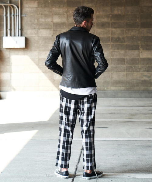 JACKROSE（ジャックローズ）の「JE ラムレザーダブルライダース