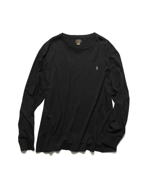 POLO RALPH LAUREN（ポロ ラルフ ローレン）の「POLO Ralph Lauren/ポロラルフローレン LONG SLEEVE TEE ロンT（Tシャツ/カットソー・メンズ・ホワイト/ブラック/ネイビー/オリーブ/ブラックミックス/ナチュラル・L/S/M）」の3枚目の写真