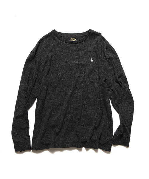 POLO RALPH LAUREN（ポロ ラルフ ローレン）の「POLO Ralph Lauren/ポロラルフローレン LONG SLEEVE TEE ロンT（Tシャツ/カットソー・メンズ・ホワイト/ブラック/ネイビー/オリーブ/ブラックミックス/ナチュラル・L/S/M）」の4枚目の写真