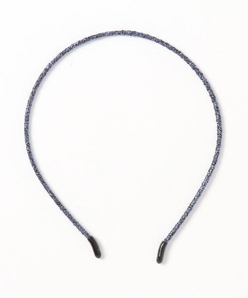 Fun & Daily（ファンアンドデイリー）の「F&D : ナローラメカチューシャ（カチューシャ・レディース・ゴールド/シルバー/ネイビー/ブラック・FREE）」の3枚目の写真