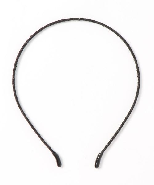 Fun & Daily（ファンアンドデイリー）の「F&D : ナローラメカチューシャ（カチューシャ・レディース・ゴールド/シルバー/ネイビー/ブラック・FREE）」の2枚目の写真